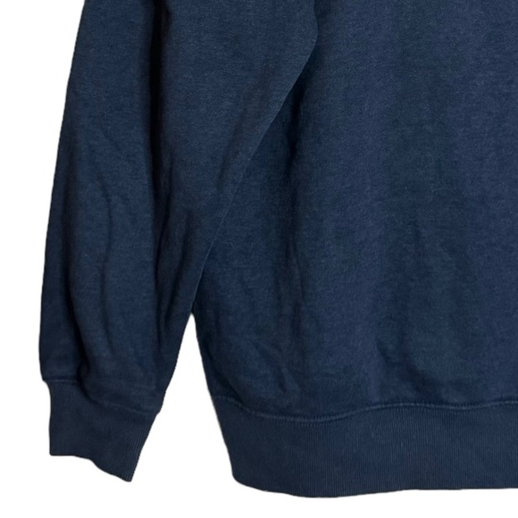 Columbia Hart Mountain II 2 Crew Neck Ribbed Cuffs and Waistband Heather Navy M - Picture 10 of 16